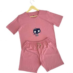 ست عمده تیشرت و شلوارک گربه