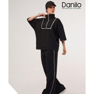 تیشرت و شلوار عمده نیم زیپ