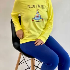 ست عمده بلوز شلوار جوجه آبی
