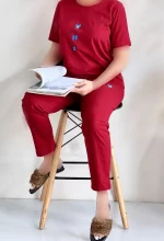ست تیشرت شلوار پروانه