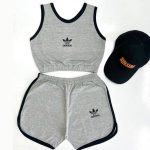 کراپ تاپ و شورتک عمده آدیداس